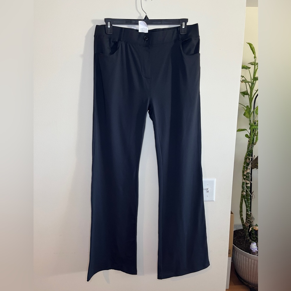 Black Wide-Leg Trousers